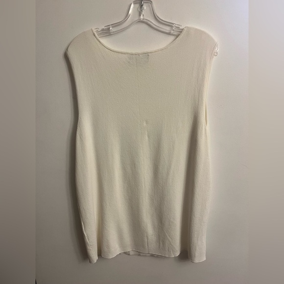 Jones New York Women’s Ribbed Tank Top Creamy White 3X - Picture 2 of 6